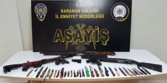 Karaman’da aranan 10 kişi tutuklandı