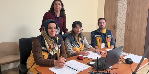 Karaman’da kontrol merkezi çalışanlarına "Tıbbi acil çağrı yönetimi eğitimi" verildi