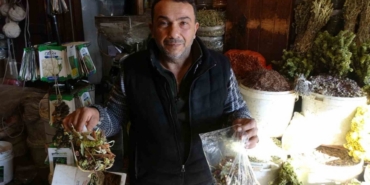 Karlı havalarda şifa arayanlar aktarlarda yoğunluk oluşturdu