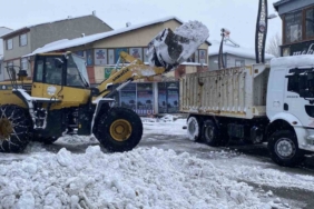Karlıova’da karla mücadele çalışmaları başladı