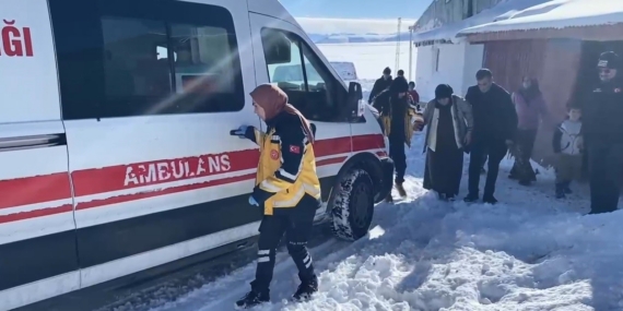 Kars’ta ekipler hasta vatandaşlar için seferber oldu