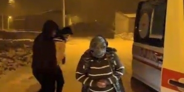 Kars’ta kar engelini aşan sağlık ekipleri hasta vatandaş için seferber oldu