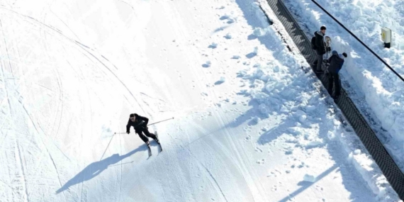 Kartalkaya’da kayak sezonu açıldı