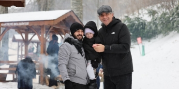 Kartepe’deki mesire alanı kışın da misafirlerini ağırlıyor