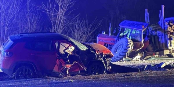 Kastamonu’da cip ile traktör çarpıştı: 3 yaralı