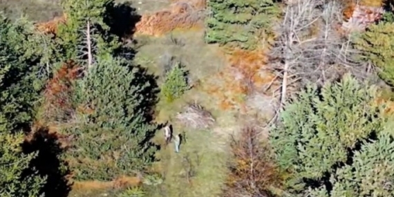 Kastamonu’da dron ile tespit edilen 4 kaçak avcıya cezai işlem