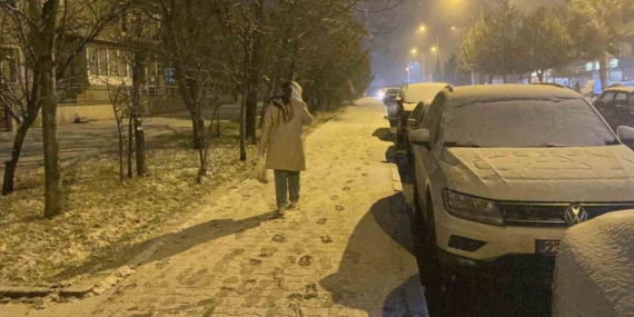 Kastamonu’da kar yağışı etkili oluyor