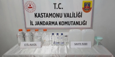 Kastamonu’da yılbaşı öncesi kaçak alkol operasyonu