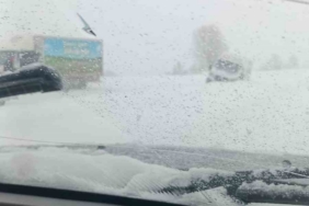 Kastamonu’da yoldan çıkan yolcu otobüsü kara saplandı