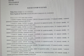 Kavak Belediyesi’ne ait 10 taşınmaza haciz