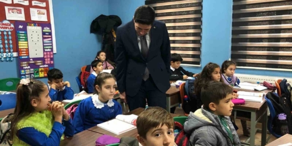 Kaymakam Fatih Erdoğan’dan köy okullarına ziyaret