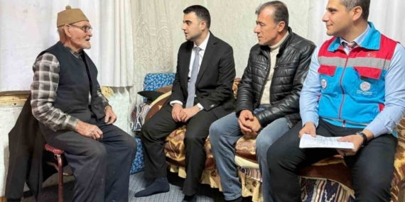 Kaymakam Kılıç vatandaşların kapısını tek tek çaldı