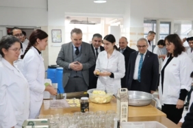 Kaymakam Odabaş meslek lisesindeki üretim alanlarını inceledi