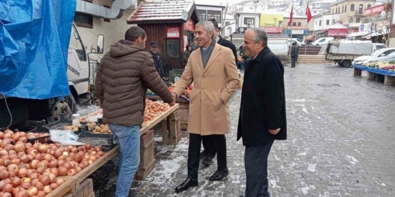 Kaymakam Ünal Coşkun’dan esnafa anlamlı ziyaret