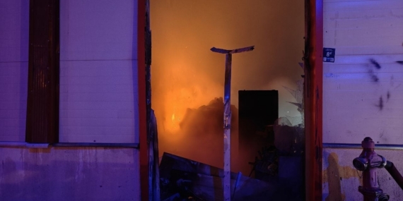 Kayseri’de masa sandalye atölyesinde yangın