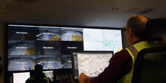 Kayseri’de trafik 370 kamera ile güvende
