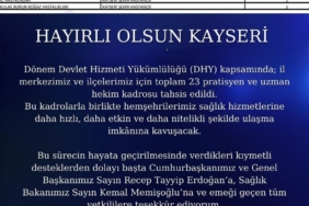 Kayseri’ye 23 hekim kadrosu