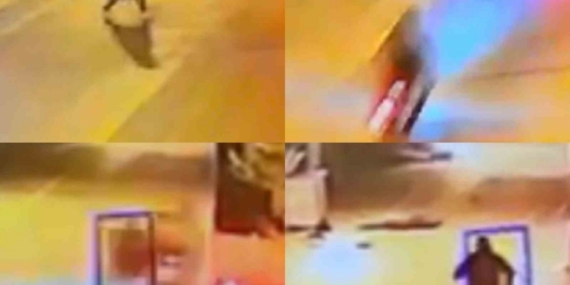 Kaza anı kamerada: Motosikletlinin çarptığı yaya hayatını kaybetti