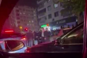 Kaza sonrası kavgaya tutuştular