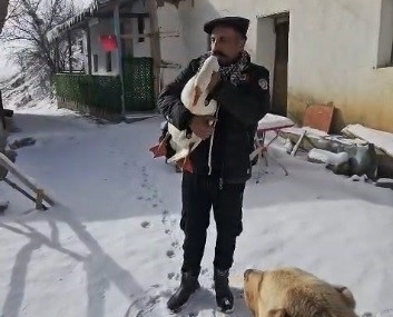 Kazından helallik istedi