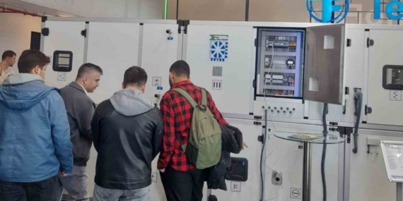 KBÜ öğrencileri iklimlendirme ve soğutma tesislerini yerinde inceledi