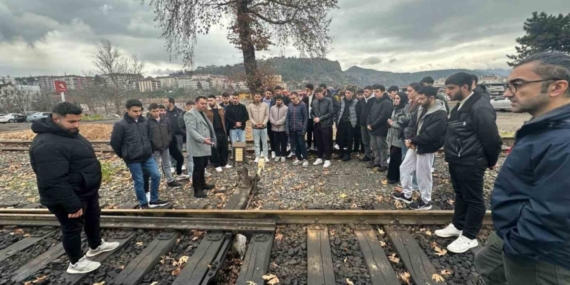 KBÜ’lü Öğrenciler TCDD Karabük’te saha çalışması yaptı