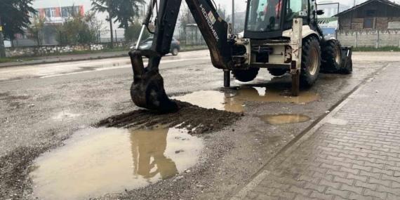 Kentin dört bir yanında çalışma gerçekleştiriliyor