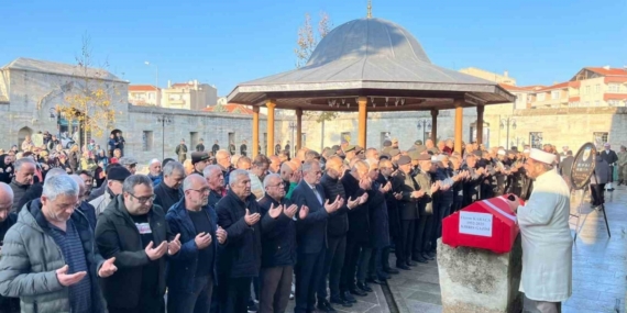 Kıbrıs Gazisi Ekrem Karaca, Babaeski’de son yolculuğuna uğurlandı