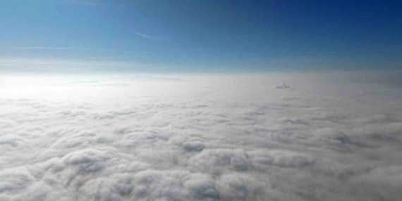 Kırıkkale sisle kaplandı, manzara dronla görüntülendi