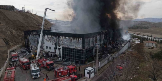 Kırıkkale’de kimya fabrikasındaki yangın kontrol altına alındı