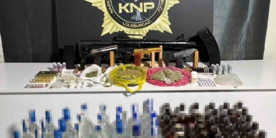 Kırklareli ve Lüleburgaz’da uyuşturucu operasyonları: Çok sayıda madde ele geçirildi, tutuklamalar var