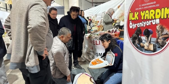 Kırklareli’nde tarım fuarında sağlık bilgilendirmesi ve eğitim