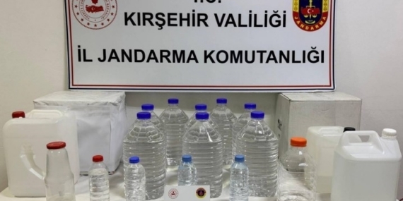 Kırşehir’de kaçak alkol operasyonu: 62 litre kaçak alkol ele geçirildi