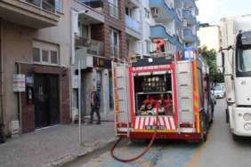 Klimadan çıkan yangın kısa sürede söndürüldü