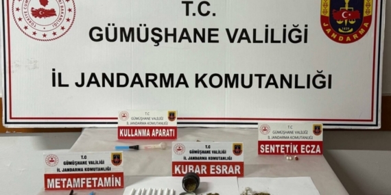 Kocaeli’den Gümüşhane’ye uzanan zehir hattı jandarmaya takıldı