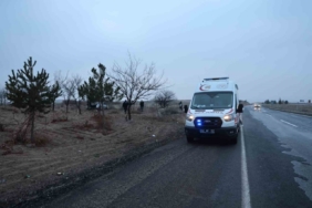 Kontrolden çıkan hafif ticari araç takla attı: 1 yaralı