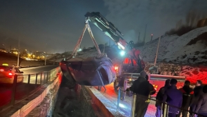 Kontrolden çıkan otomobil su kanalına düştü: 1 yaralı