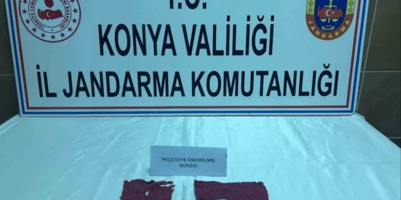 Konya’da jandarmadan uyuşturucu operasyonu