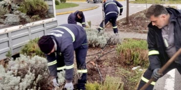 Körfez’de yeşil alanlar çiçeklerle süsleniyor