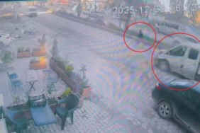 Koşarak karşıya geçen çocuk saniyelerle ölümden döndü