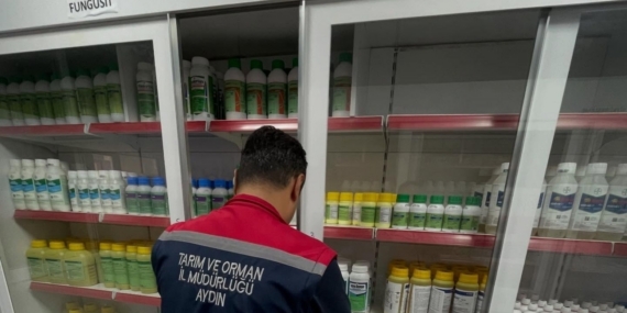 Köşk’te bitki koruma ürünü satış yerlerine denetim yapıldı