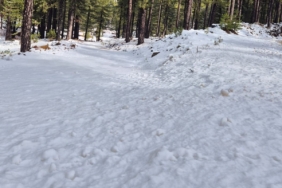 Köyceğiz Sandras Dağı karla kaplandı