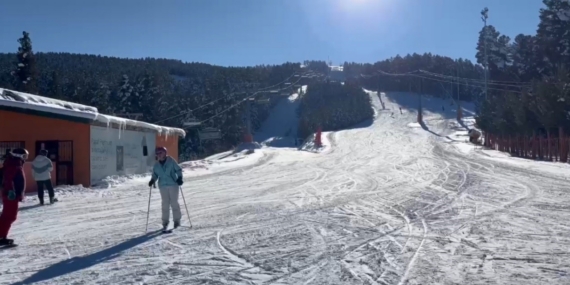 Kristal karlar diyarı Sarıkamış’ta kayak heyecanı başladı