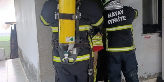 Kumlu’da müstakil ev yangını