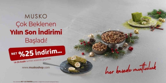 Kuruyemişte yeni yıl indirimleri