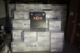 Kütahya’da durdurulan araçta 5 milyon makaron ele geçirildi