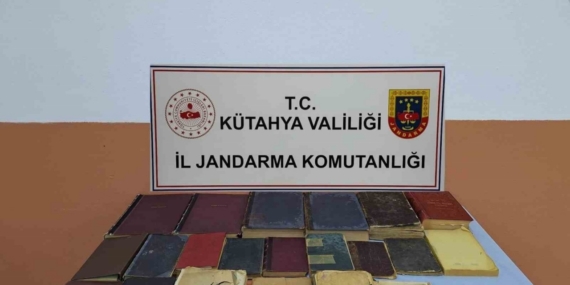 Kütahya’da jandarmadan tarihi eser operasyonu