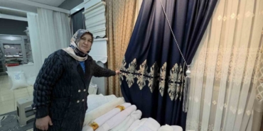 Kütahya’da Osmanlı motifli perdelere yoğun ilgi