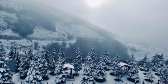 Ladik Akdağ beyaz gelinliğini giydi