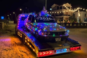 LED ışıklarla süslenen Toros dikkat çekti